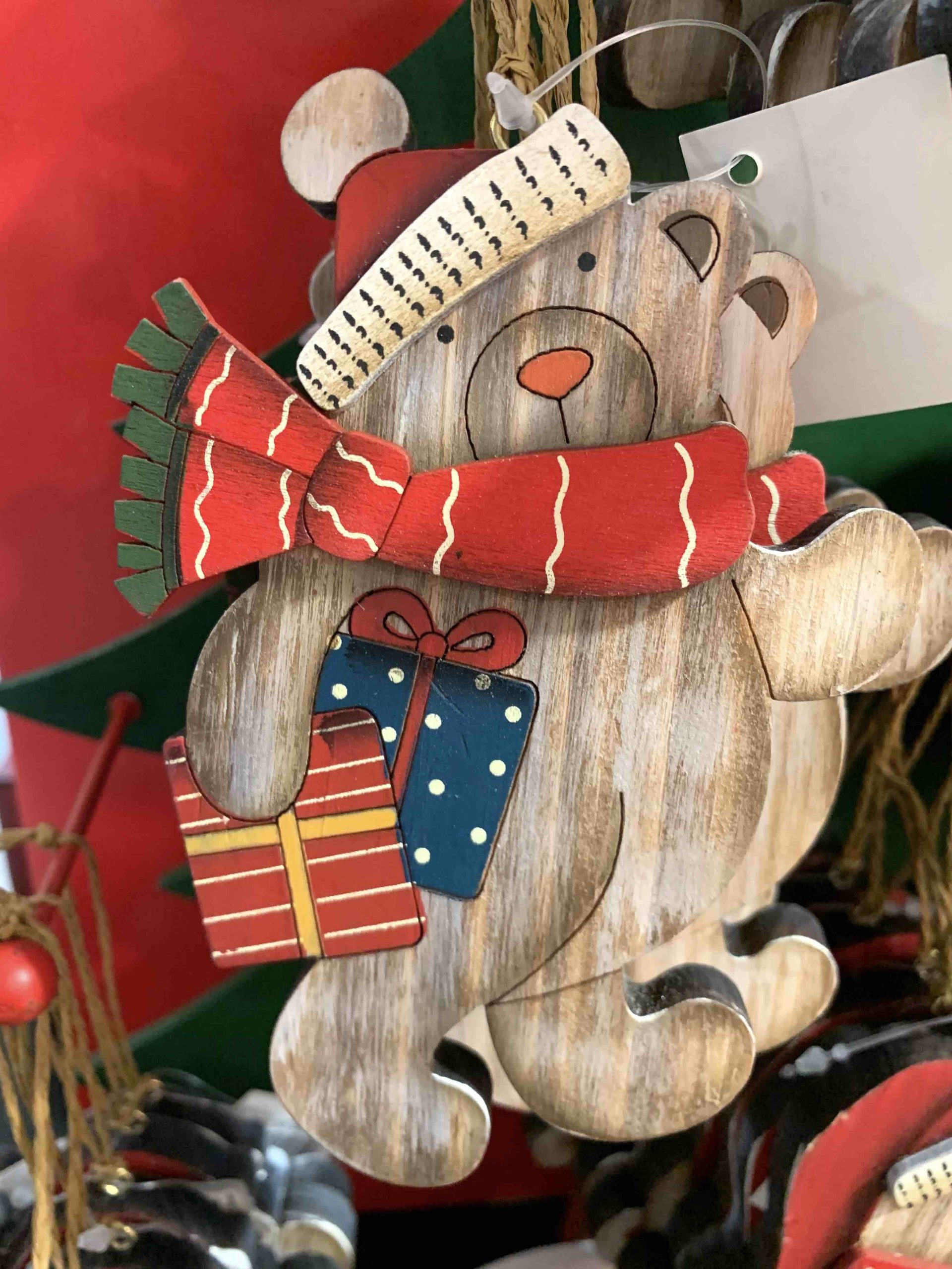 PENDENTE ORSETTO LEGNO
