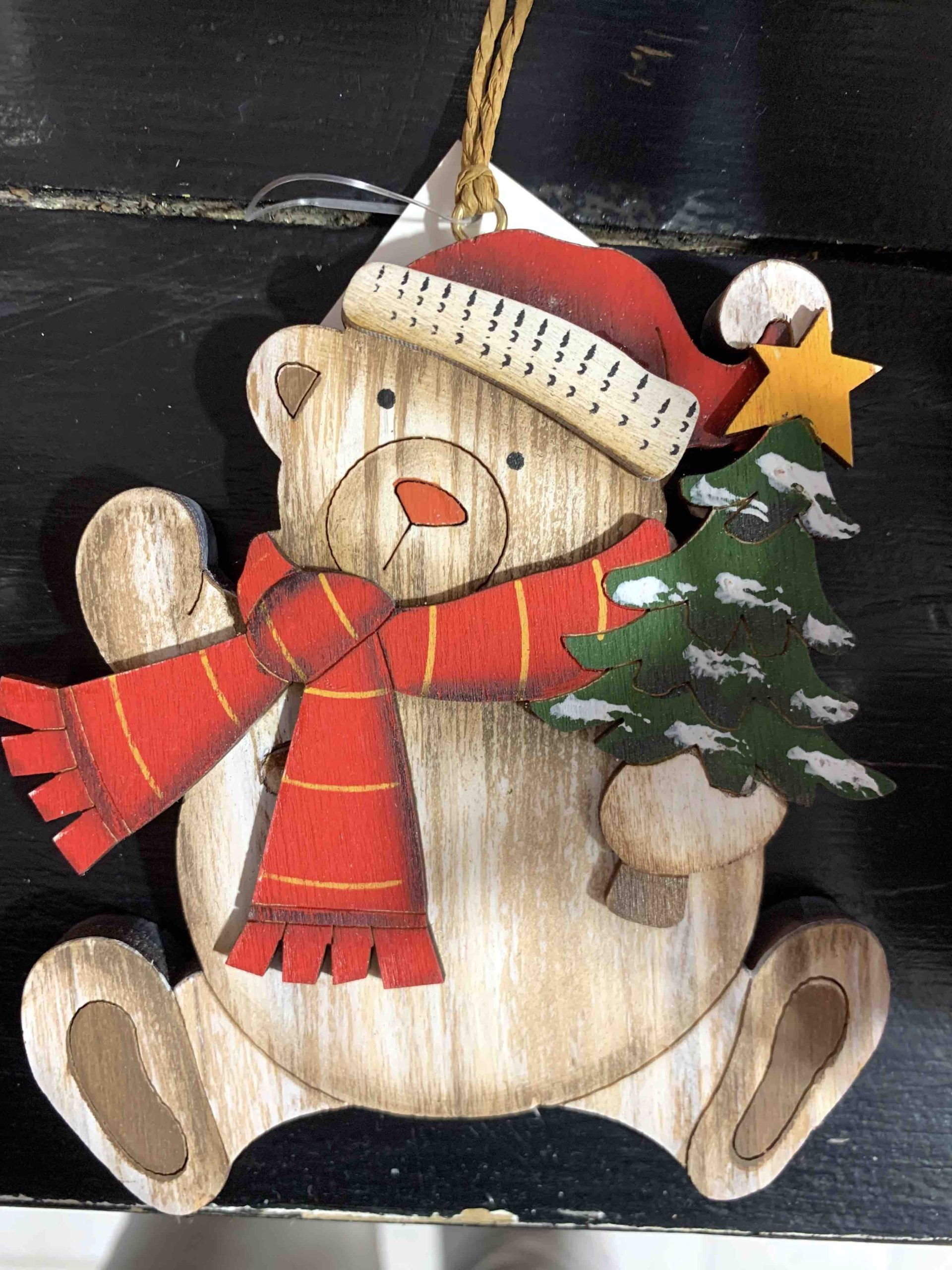 PENDENTE ORSETTO LEGNO