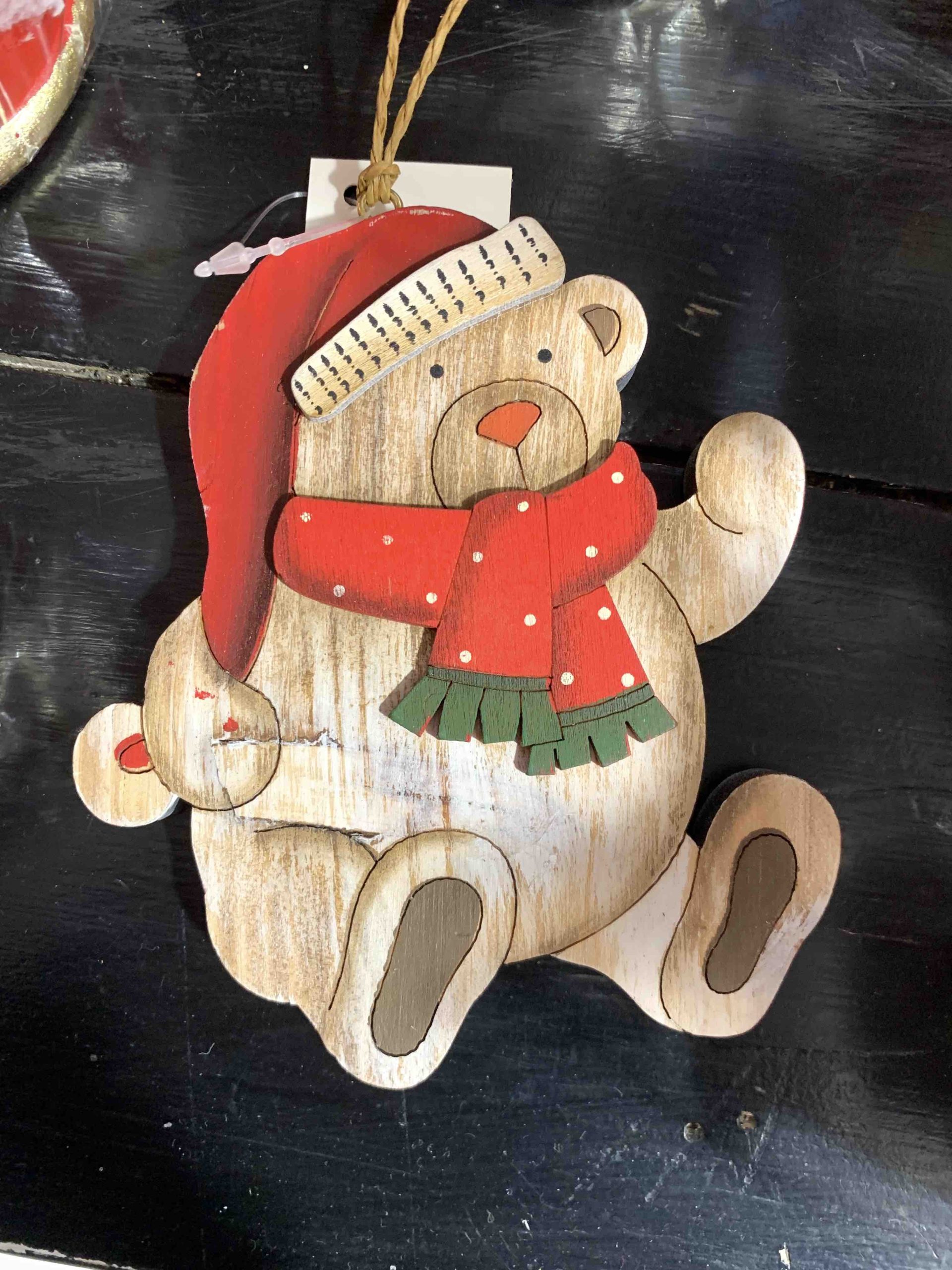 PENDENTE ORSETTO LEGNO