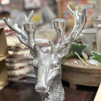 CLAYRE & EEF CANDELABRO CERVO ARGENTO