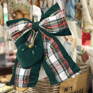 FIOCCO TARTAN VELLUTO