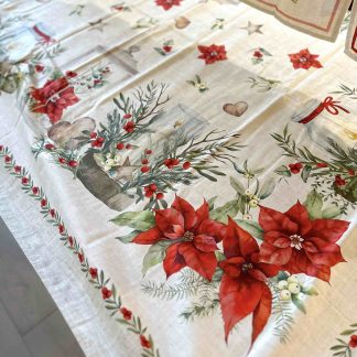 TOVAGLIA ATMOSFERA STELLA DI NATALE