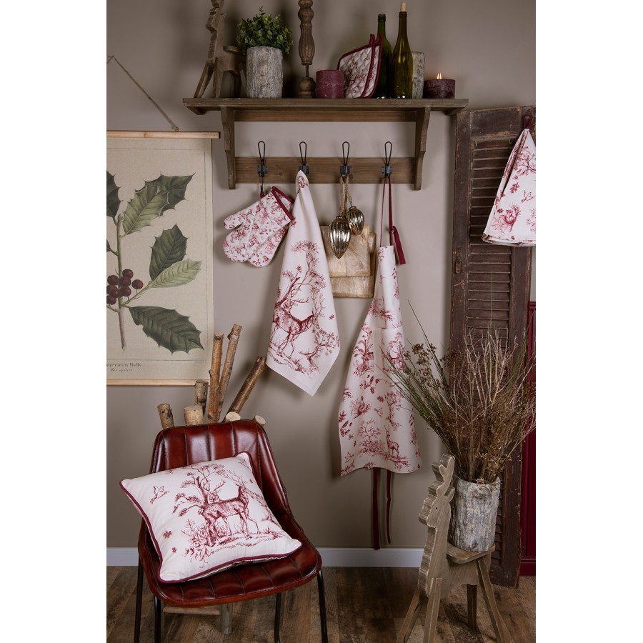 CUSCINO ARREDO CERVO INGLESE