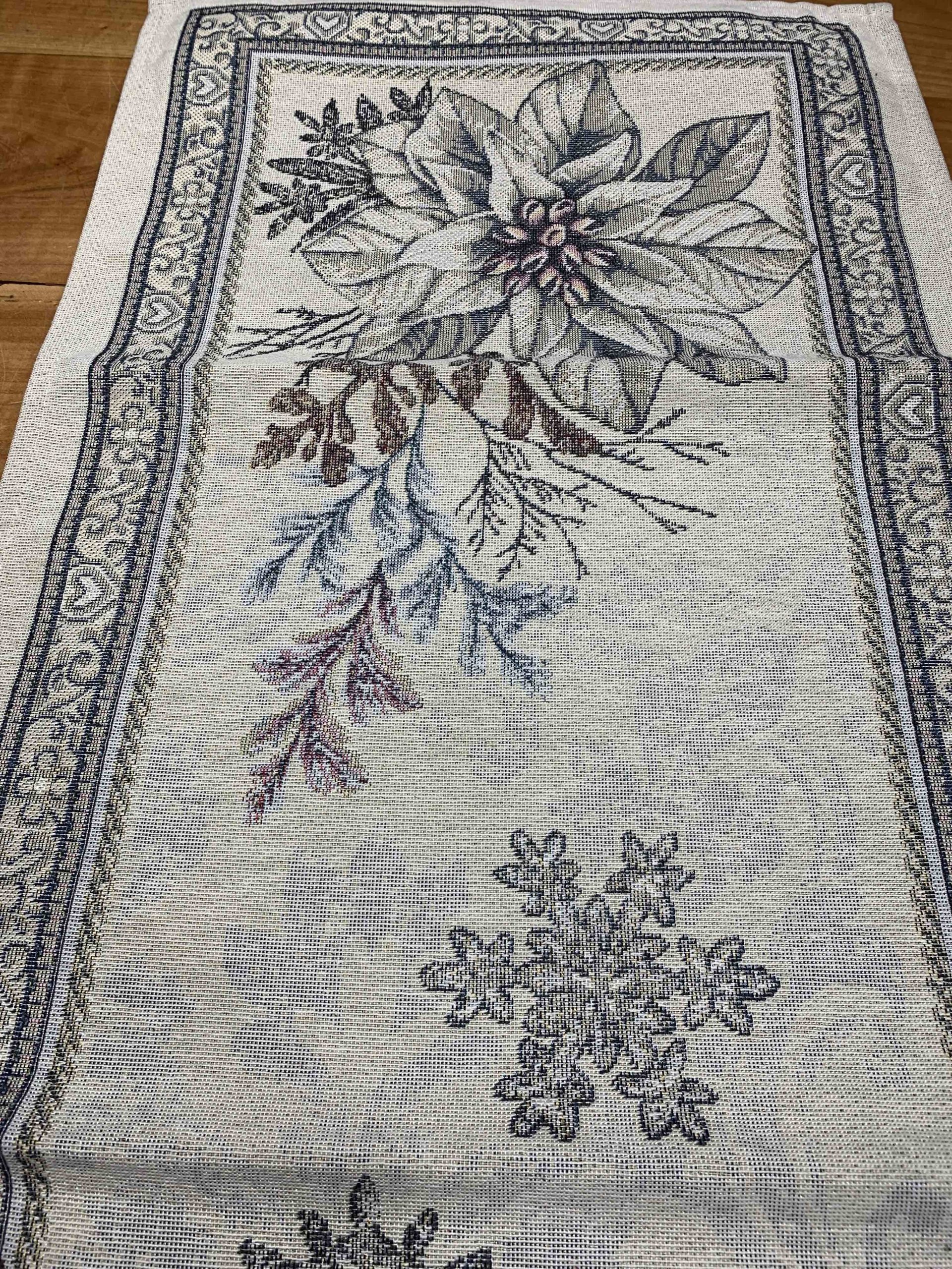 RUNNER STELLA NATALE ARGENTO 40X100