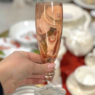 CALICE FLUTE ROSSO 6 PEZZI