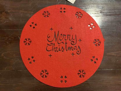 SOTTOPIATTI PANNOLENCI TONDO NATALE
