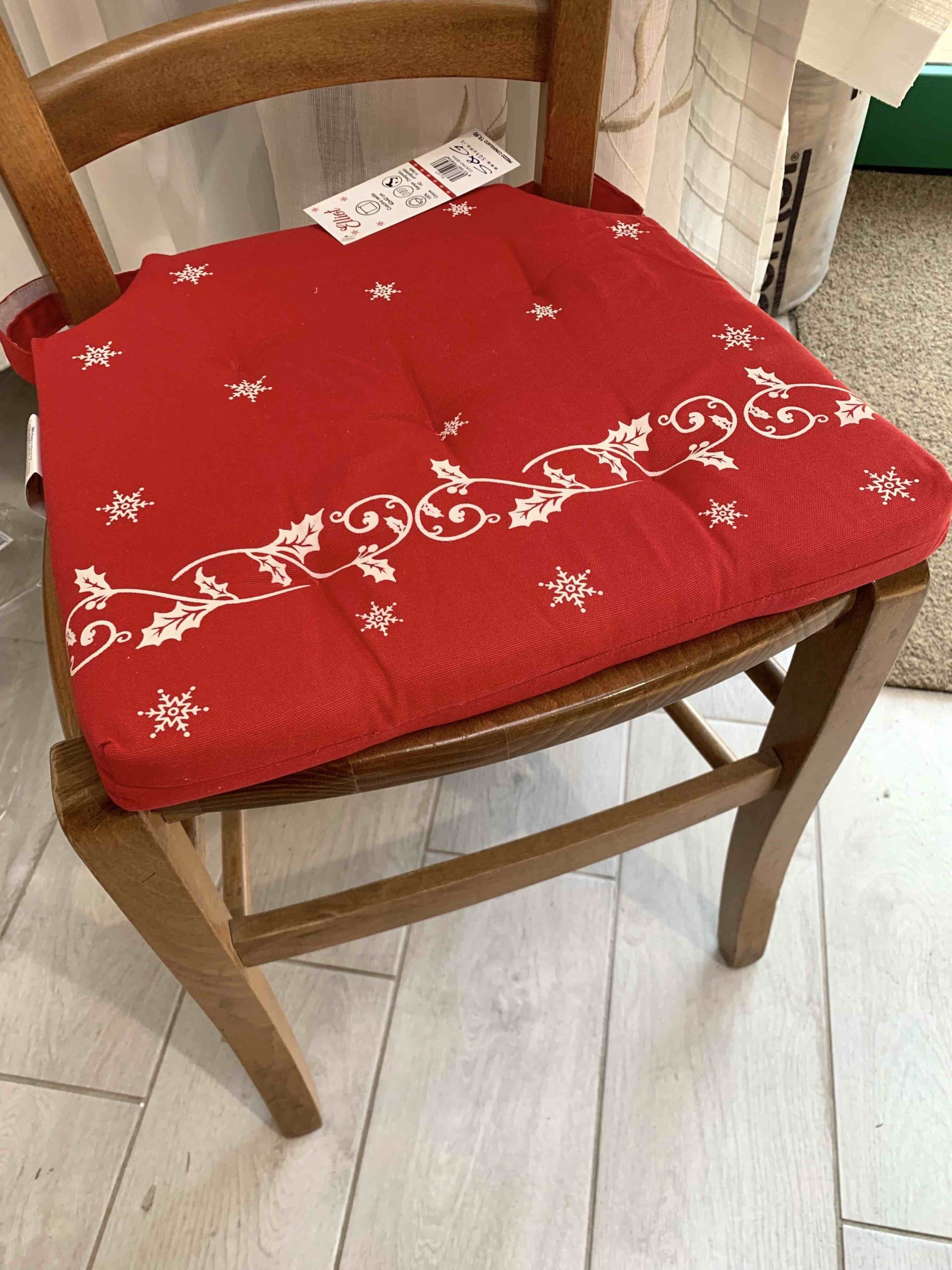 CUSCINO SEDIA NATALE ELLIOT