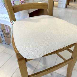 CUSCINO FORMA SEDIA SFODERABILE PANNA