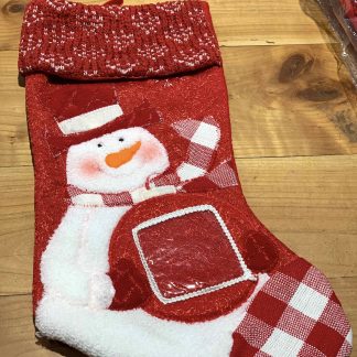 CALZA NATALE PUPAZZO