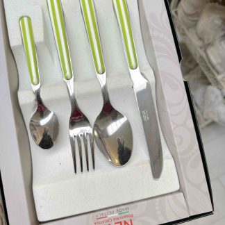 SET 24 PEZZI NEVA RIGHE VERDI
