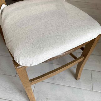 CUSCINO FORMA SEDIA SFODERABILE NATURA BIANCO