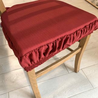 CUSCINO FORMA SEDIA SFODERABILE C/ELASTICO BORDEAUX