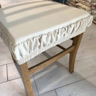 CUSCINO FORMA SEDIA SFPDERABILE C/ELASTICO PANNA