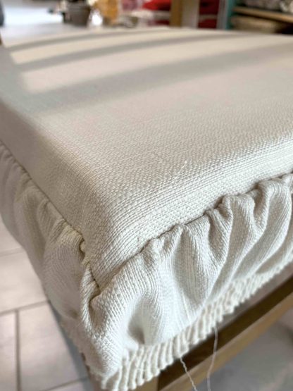CUSCINO FORMA SEDIA SFPDERABILE C/ELASTICO PANNA