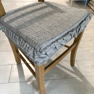 CUSCINO FORMA SEDIA SFODERABILE C/ELASTICO FUMO