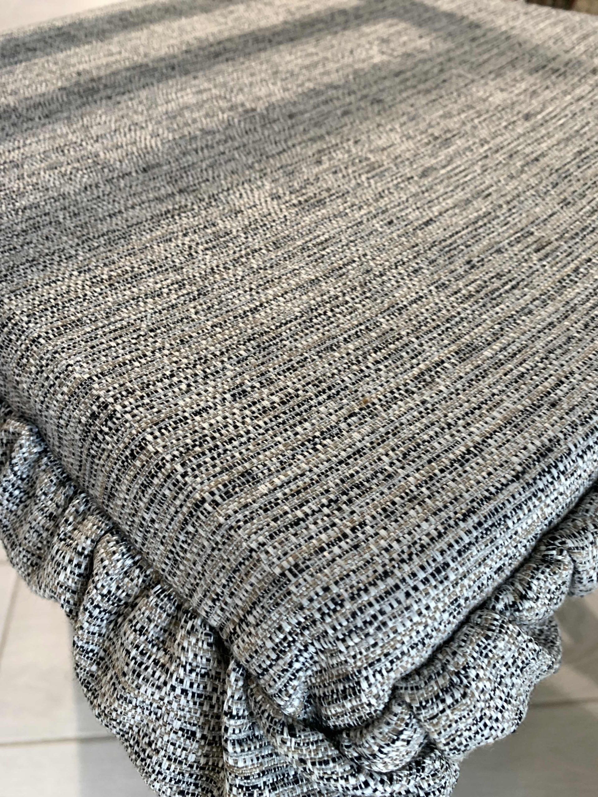CUSCINO FORMA SEDIA SFODERABILE C/ELASTICO FUMO
