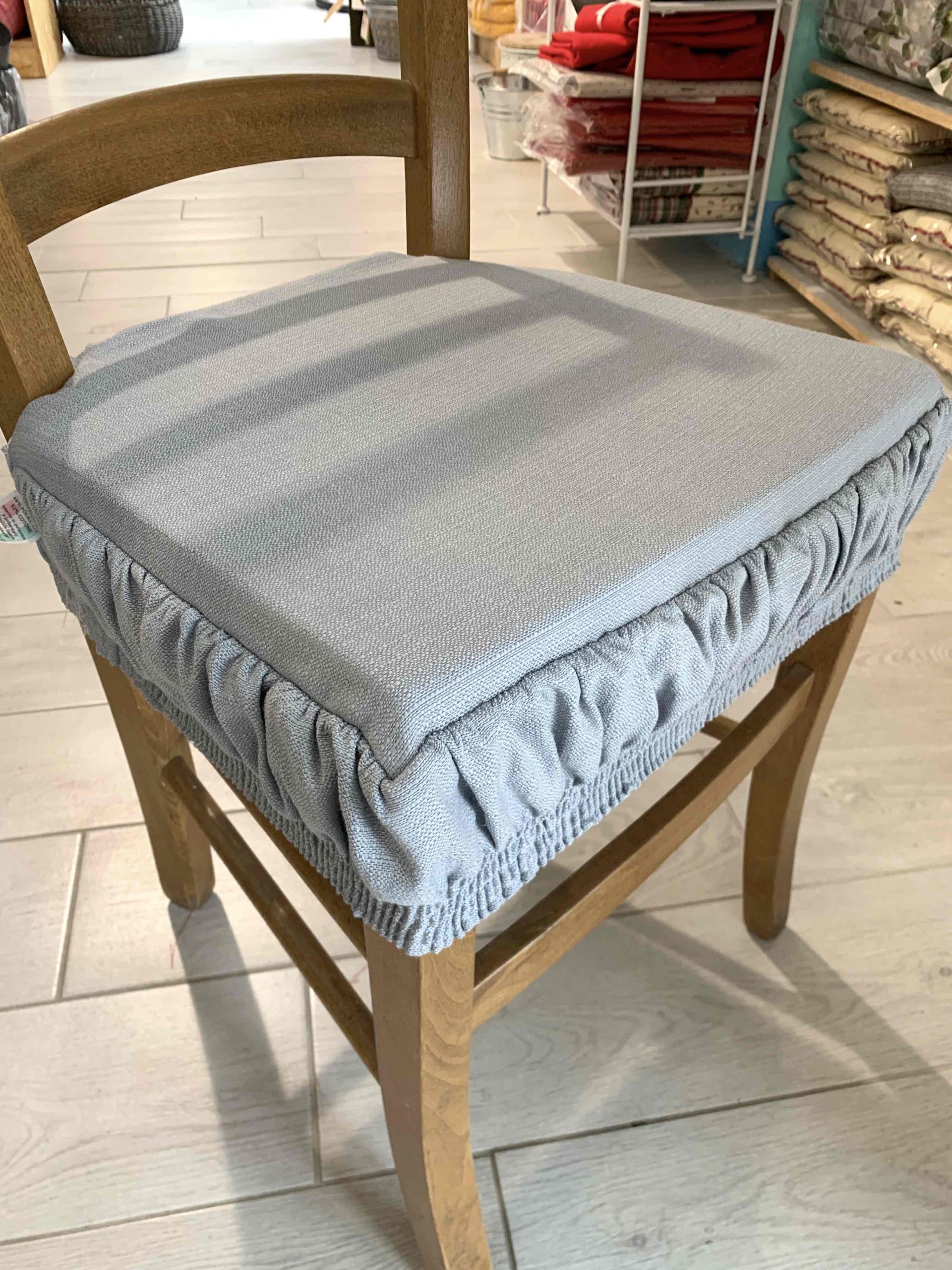 CUSCINO FORMA SEDIA SFODERABILE C/ELASTICO GRIGIO