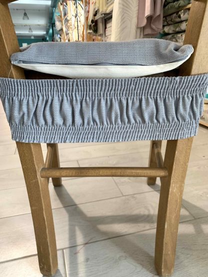 CUSCINO FORMA SEDIA SFODERABILE C/ELASTICO GRIGIO