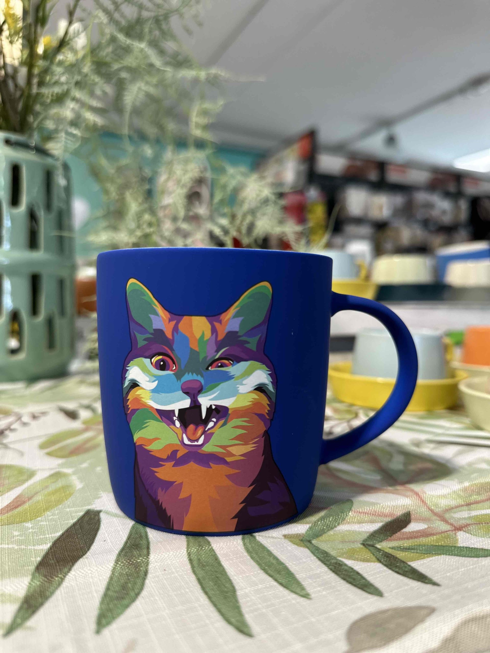 MERCURY MUG IN PORCELLANA FLOCCATA FLUO