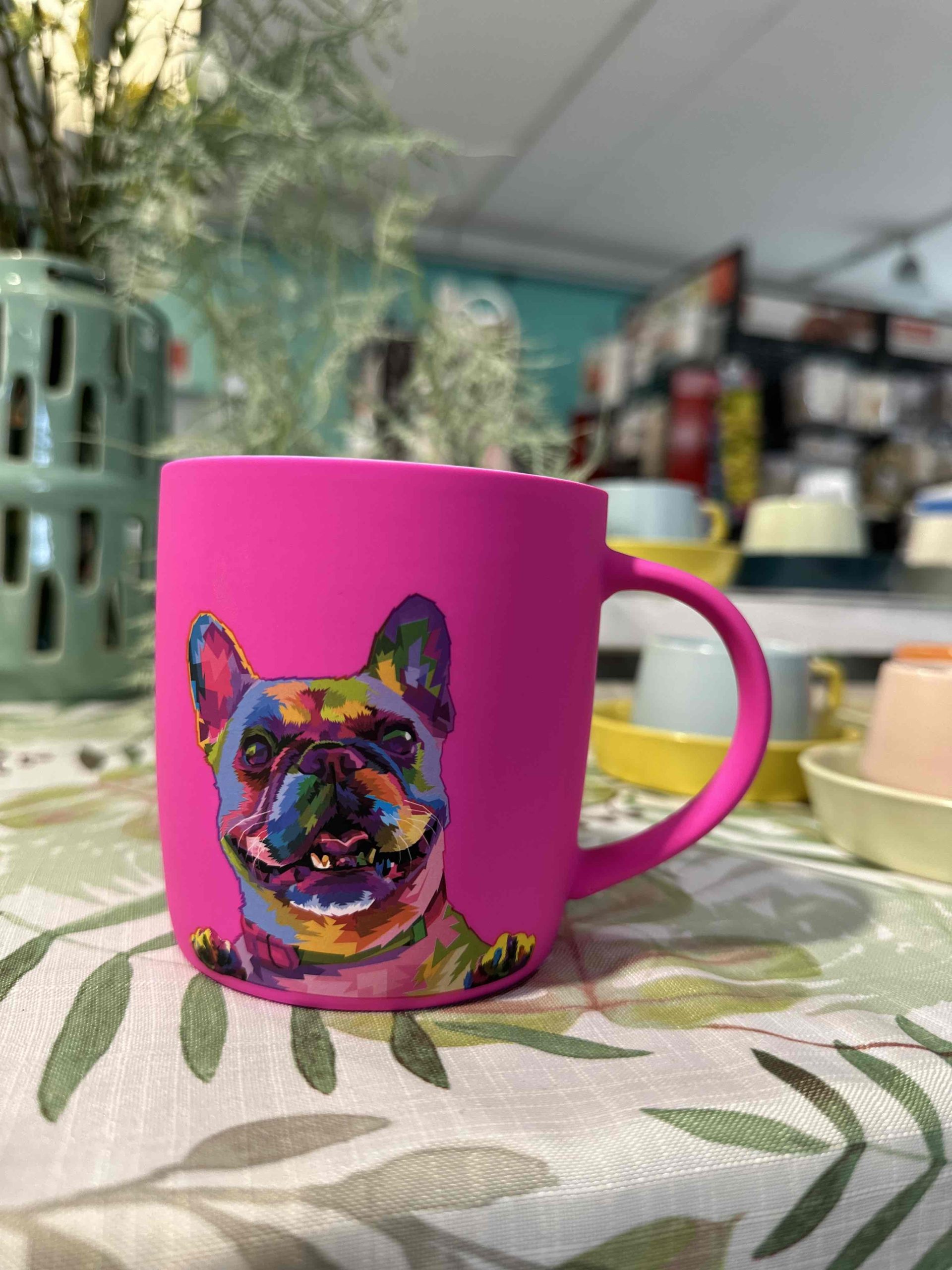 MERCURY MUG IN PORCELLANA FLOCCATA FLUO