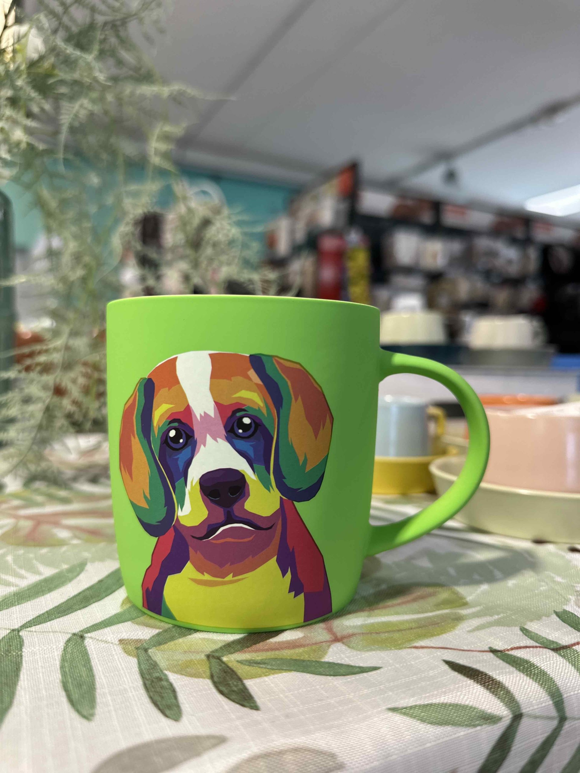 MERCURY MUG IN PORCELLANA FLOCCATA FLUO