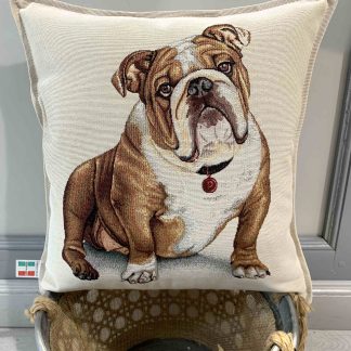 CUSCINO ARREDO BULLDOG INGLESE