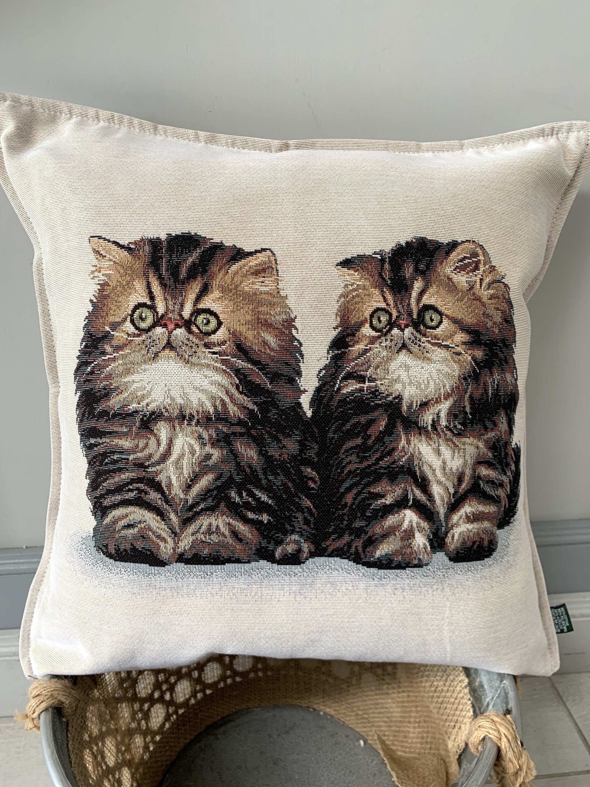 CUSCINO ARREDO GATTINI PERSIANI