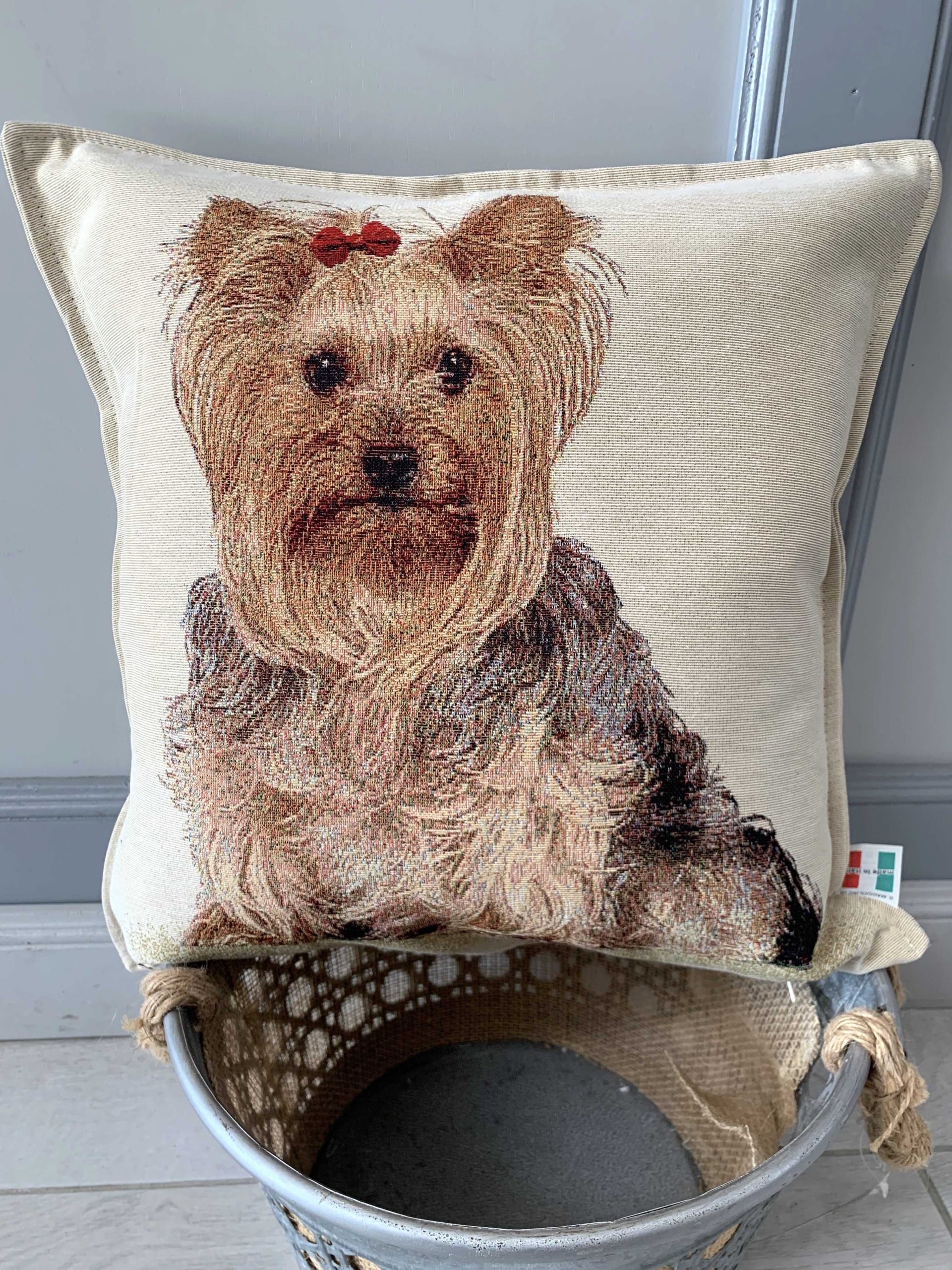 CUSCINO ARREDO YORKIE