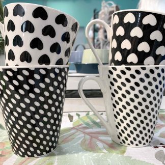 TAZZA MUG SEEDS BIANCA E NERA