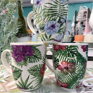 MUG LOOM FIORI E FOGLIE