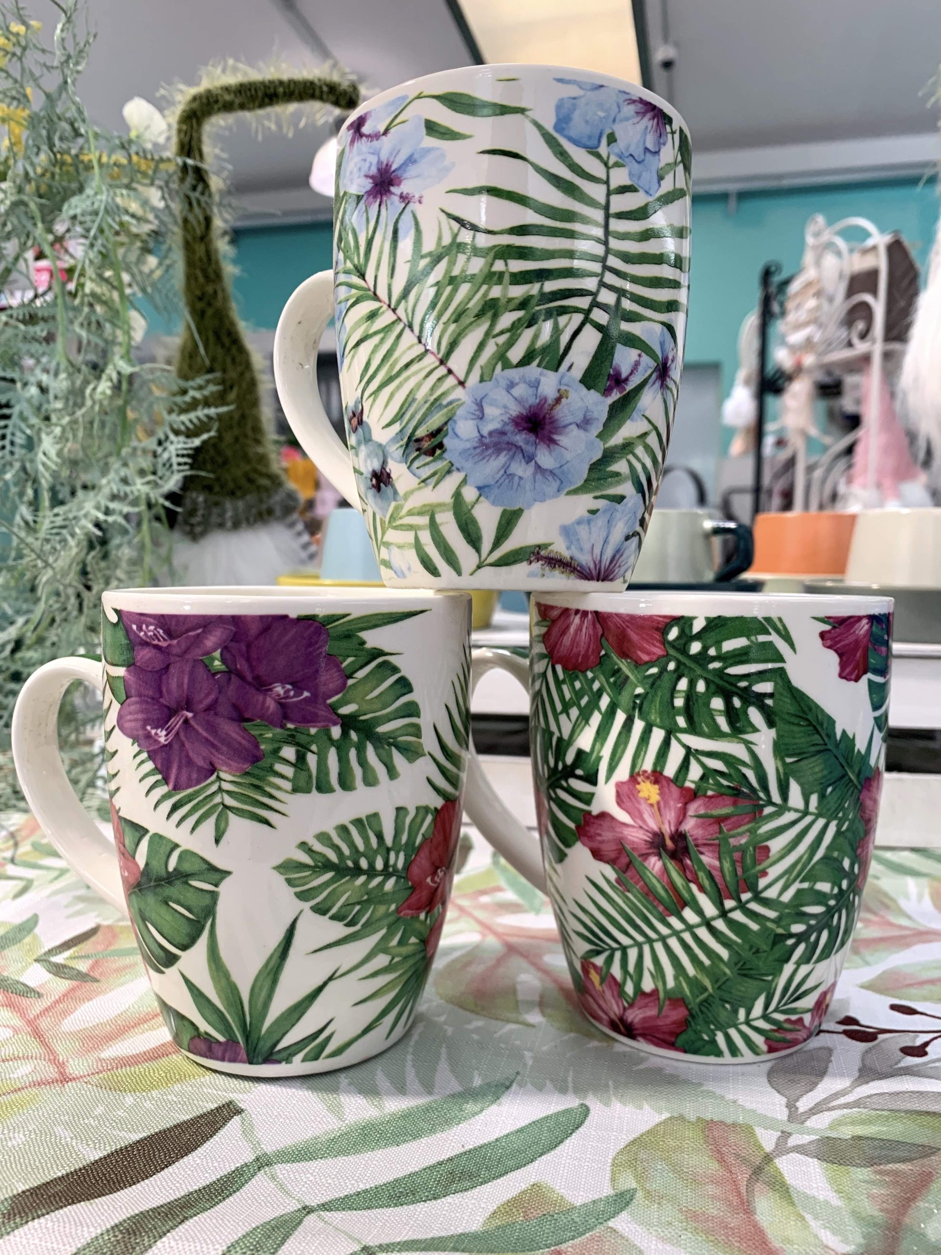 MERCURY MUG LOOM FIORI E FOGLIE