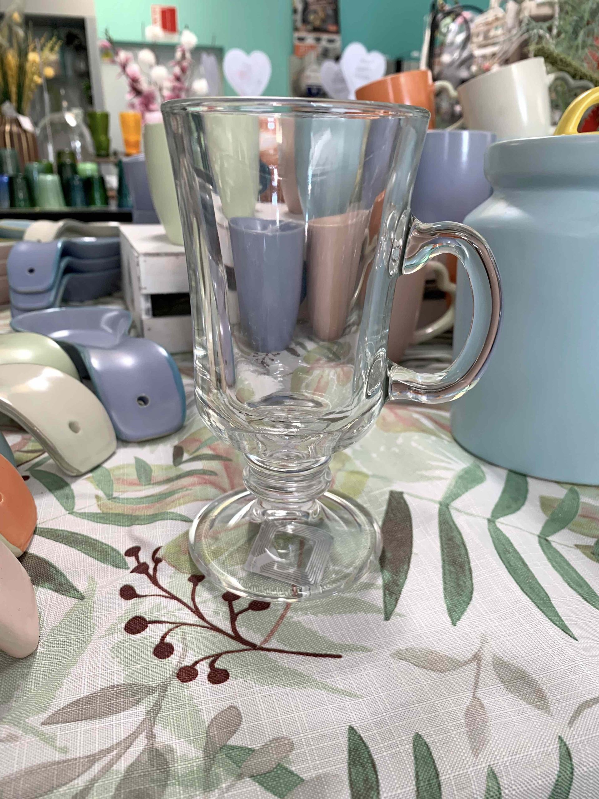 CERVE TAZZA TRASPARENTE C/PIEDE