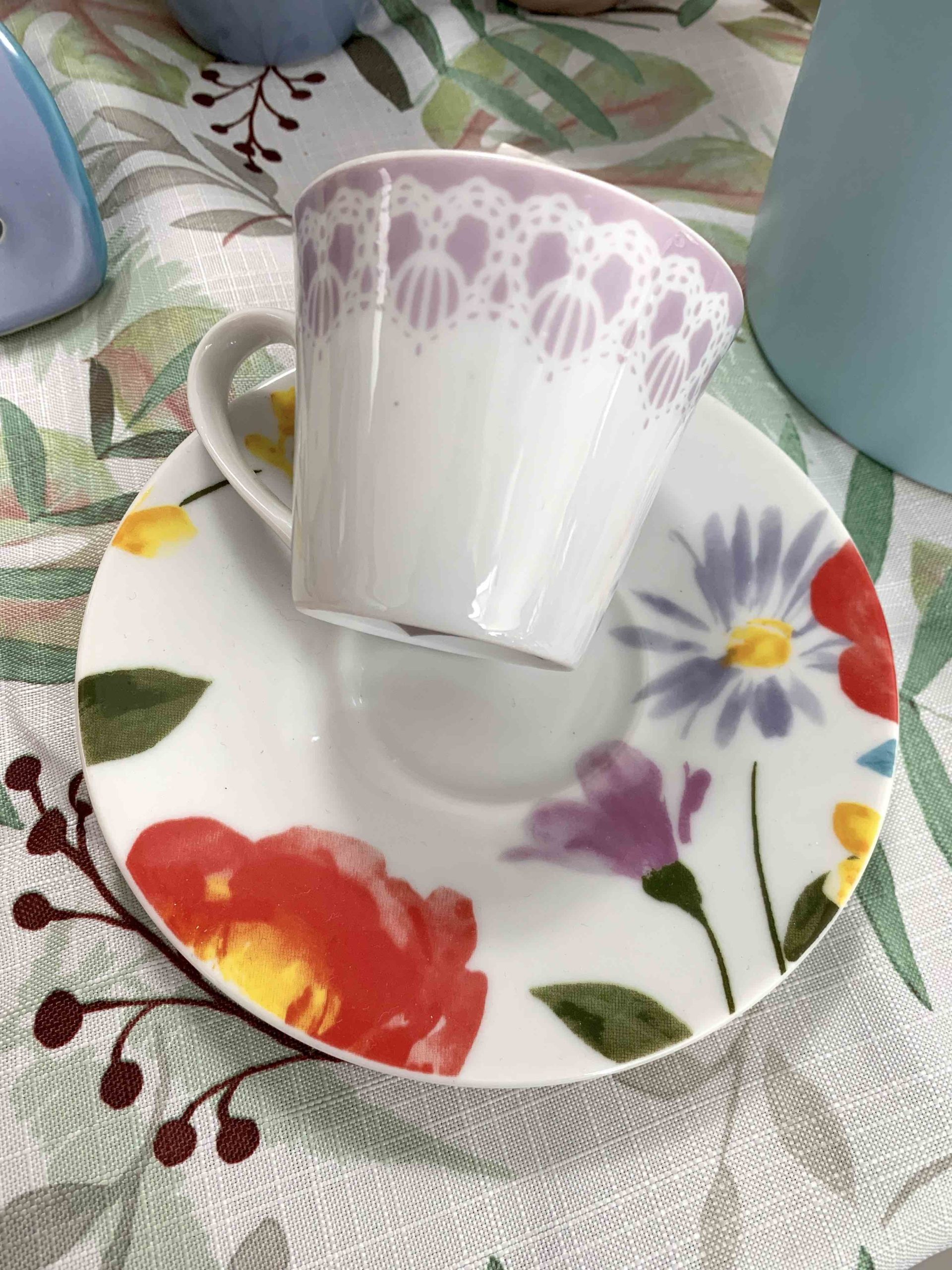 TOGNANA SET 6 TAZZINE CAFFE' ARENA FIORI
