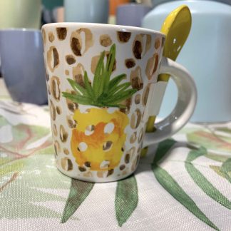 TAZZINA CAFFE' ANANAS C/CUCCHIAINO