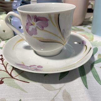 TAZZA THE' RETRO' FIORE LILLA