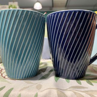 TOGNANA SET 2 MUG AZZURRO/BLU
