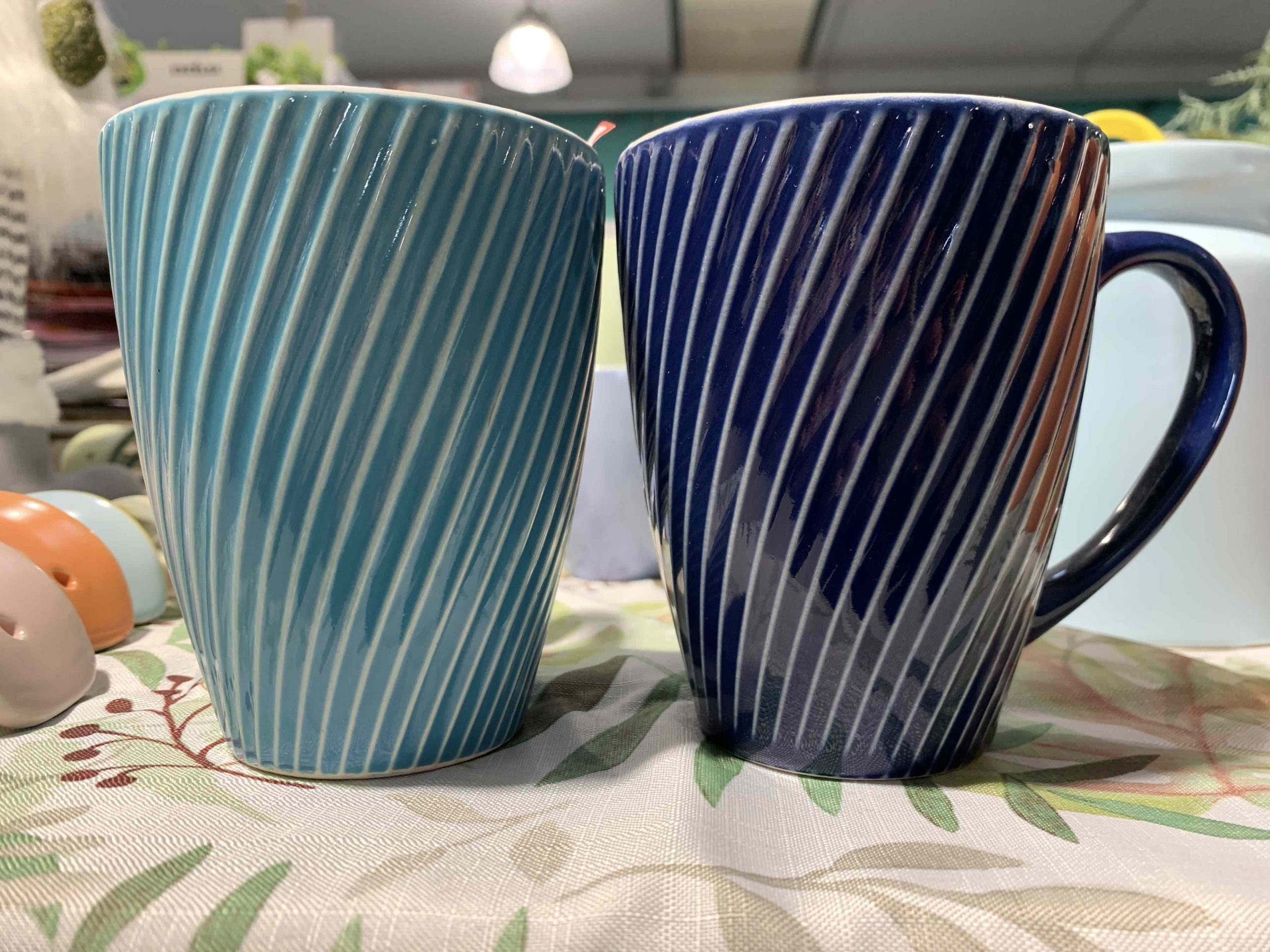 TOGNANA SET 2 MUG AZZURRO/BLU