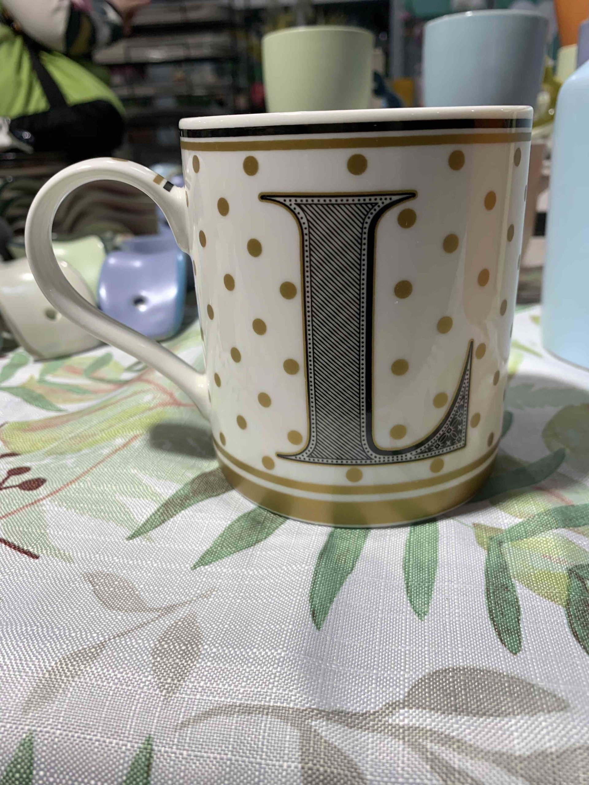 TAZZA LETTERE