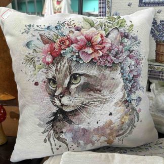 CUSCINO GATTO PRIMAVERA