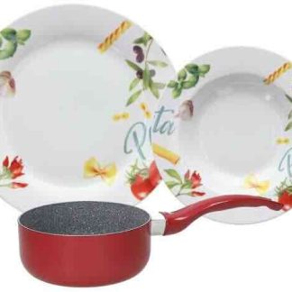 TOGNANA SERVIZIO TAVOLA 12PZ NEW PASTA + CASSERUOLA