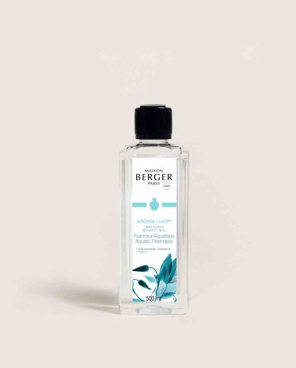 LAMPE BERGER RICARICA AROMA HAPPY FRAICHEUR AQUATIQUE