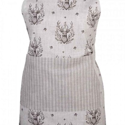 CLAYRE & EEF GREMBIULE CERVO GRIGIO