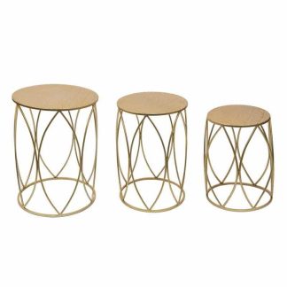 CLAYRE & EEF SGABELLO PORTAPIANTE ORO