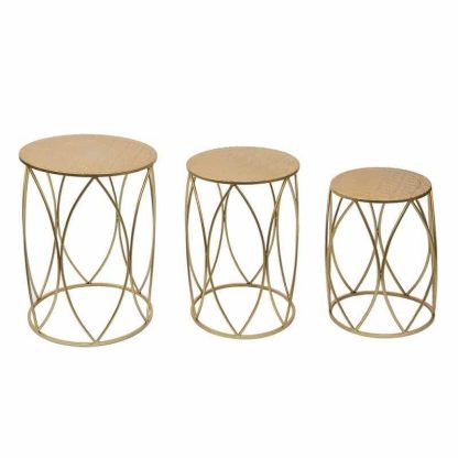 CLAYRE & EEF SGABELLO PORTAPIANTE ORO