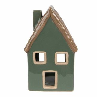 CLAYRE & EEF PORTACANDELA CASETTA VERDE