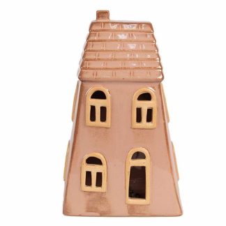 CLAYRE & EEF CASETTA COLOR TERRACOTTA TRIANGOLARE LED