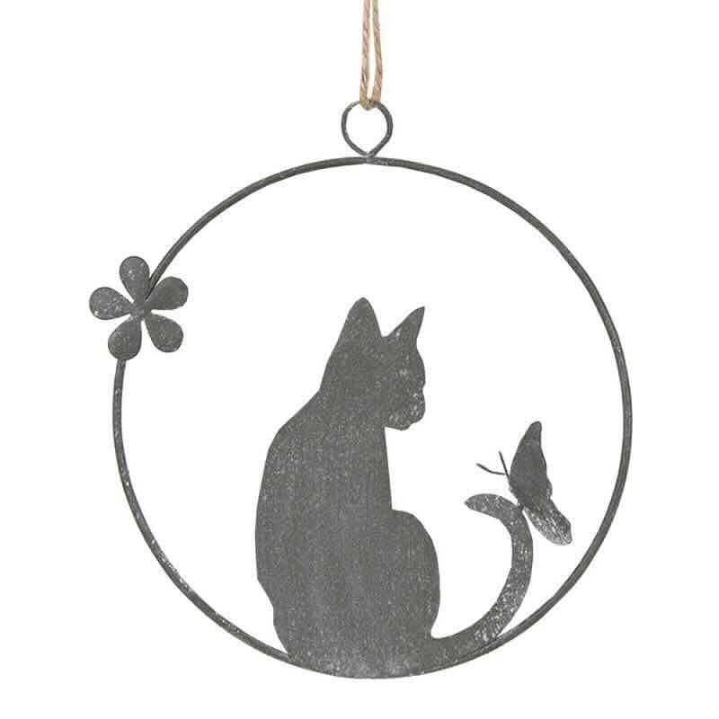 CLAYRE & EEF PENDENTE GATTO IN FERRO