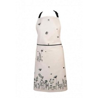 CLAYRE & EEF GREMBIULE FIORI NERI