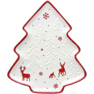 TOGNANA VASSOIO ALBERO NATALE WINTER WONDERLAND