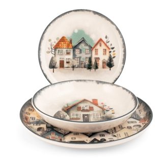 SERVIZIO TAVOLA 4 POSTI VILLAGE